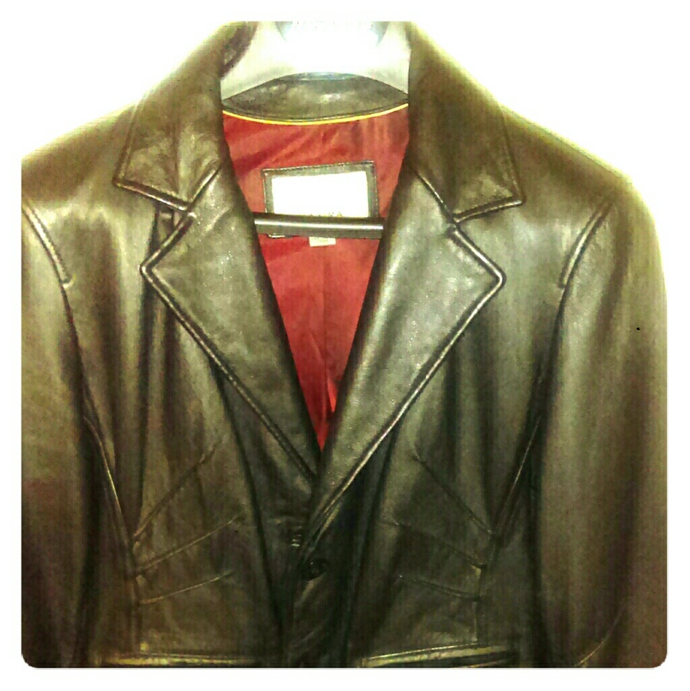 Vintage Wilson's leather blazer